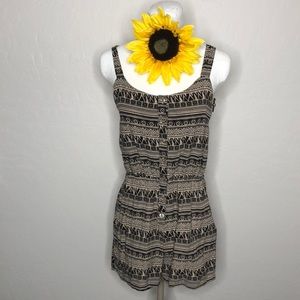 POETRY Brown Romper